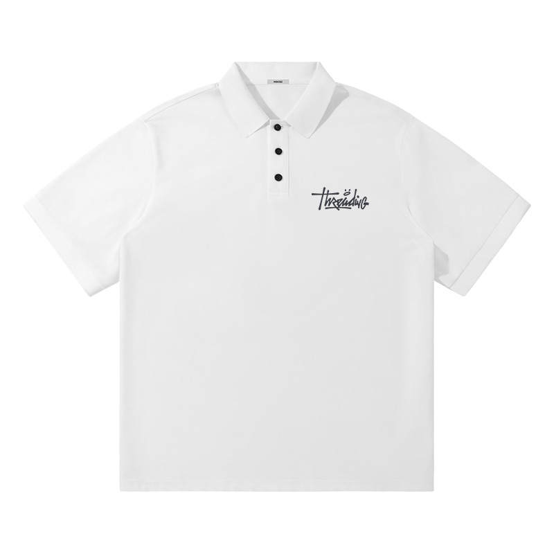 MINISO Polo Shirts Unisex Polo Collar Moderate Straight Fit