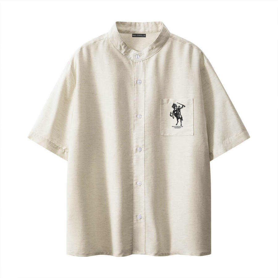 PAUL COSTELLOE Shirts Unisex Lapel Moderate