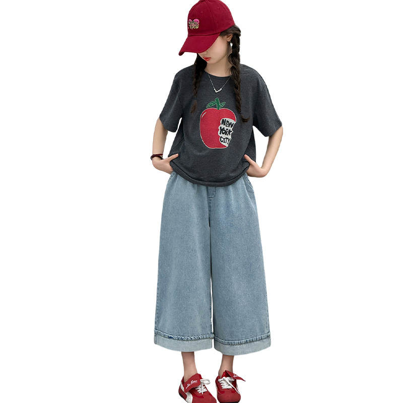 Lanza Girls Summer Clothing Sets Summer Style Teenagers