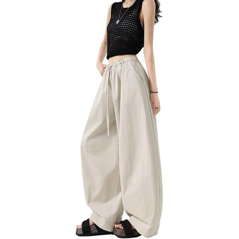 MIIOW Casual Pants Women's Thin Straight Fit Pants