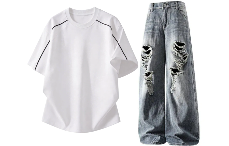 GWAF Casual Sportswear Unisex Crew Neck Moderate
