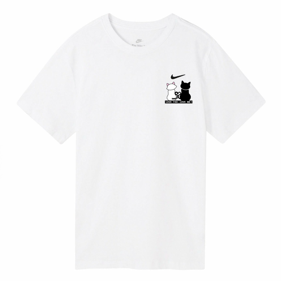 Nike Nike Sportswear T Shirts Unisex White Crew Neck Moderate