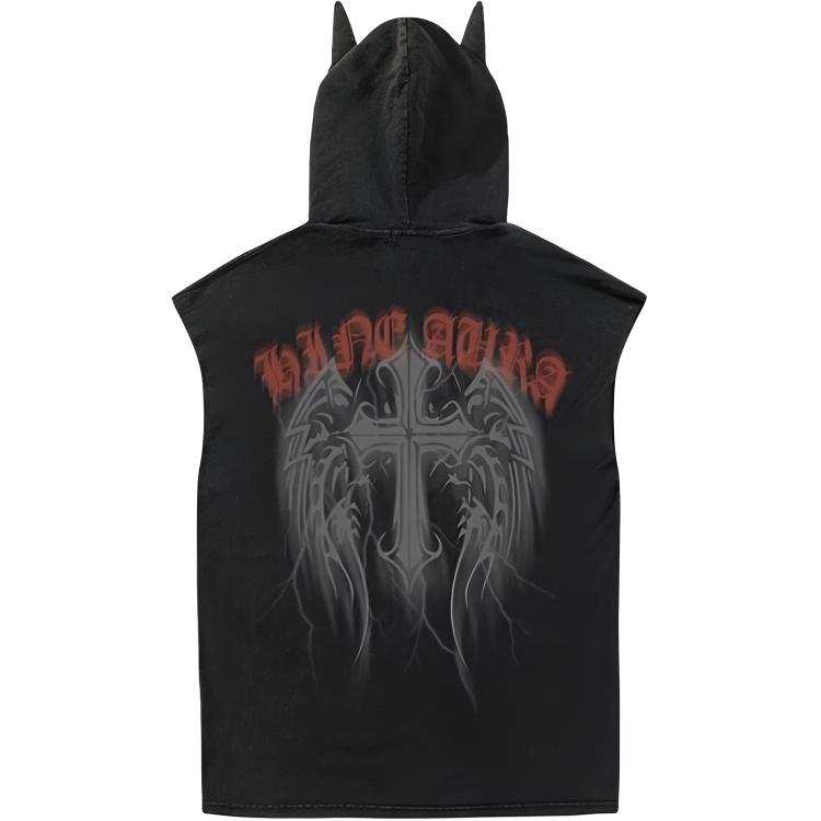 Lnga Landgre Tank Tops Men's Hooded Moderate Hooded