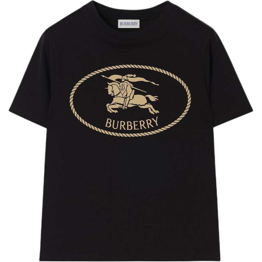 Burberry Kids T Shirts Crew Neck Moderate