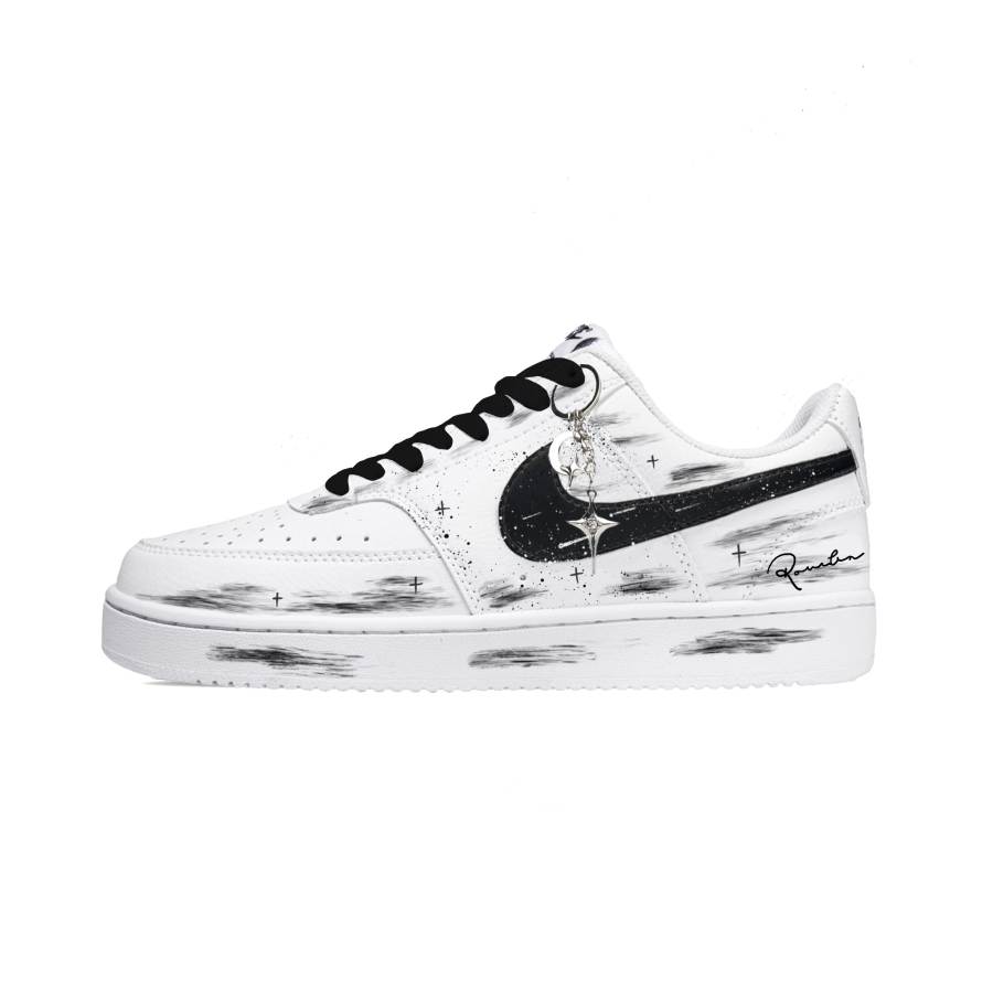 Nike Nike Court Vision 1 Wacker Synthetic Leather Slip Resistant, Abrasion Resistant, Height Increasing Low top