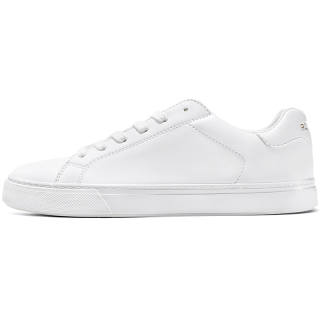 Rockfish 775 Cloud Feel White Sneakers Microfiber Leather Coverage Slip Resistant Lightweight Breathable Low top