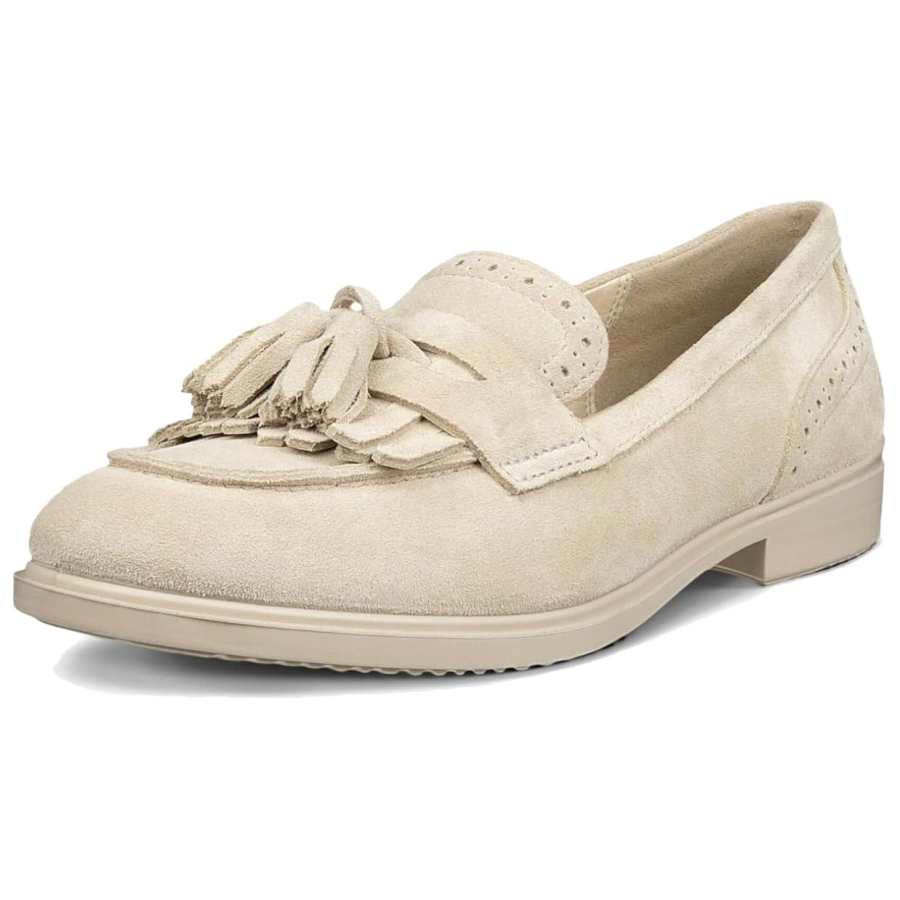 Ecco Ecco Suede Loafers Women's Sand