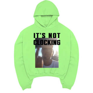 SKYLRK Coachella Limited SS26 NOT CLOCKING HOODIE Sweatshirt Unisex
