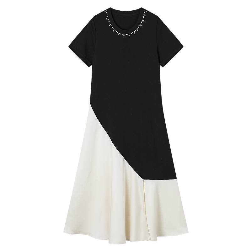 XIANGYING Short Sleeved Dress Women's