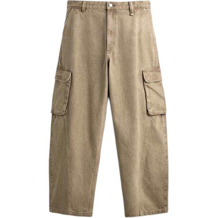 ZARA ZARA Cargo Pants Men's Beige Moderate