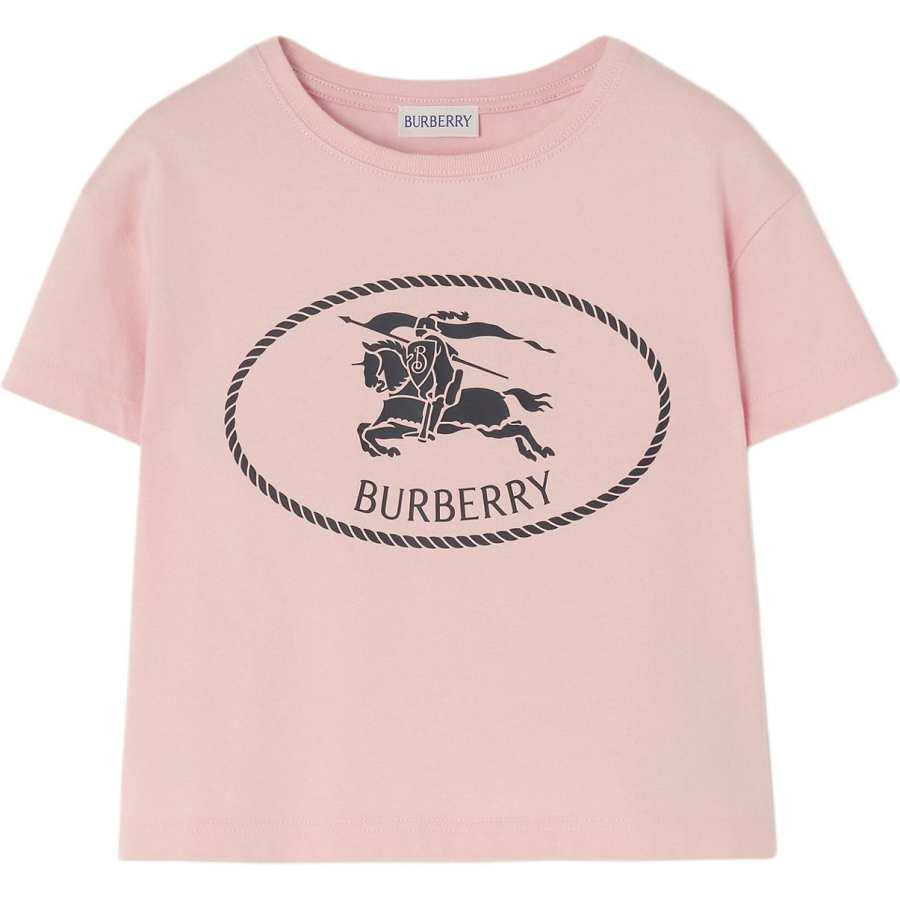 Burberry Kids T Shirts Crew Neck Moderate