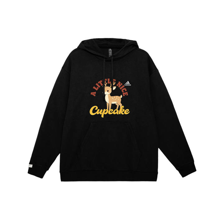 Adidas Adidas SWEAT Sweatshirts Unisex Black Hooded Thickened Regular