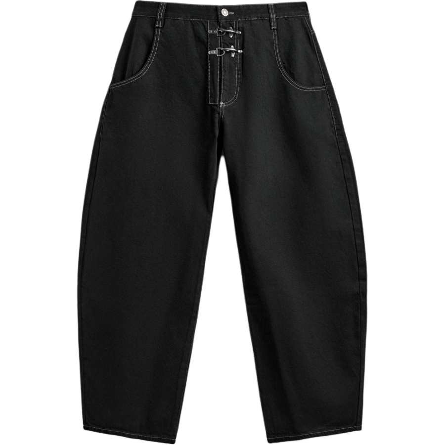 ZARA Jeans Men's Black Moderate Wide Leg Pants