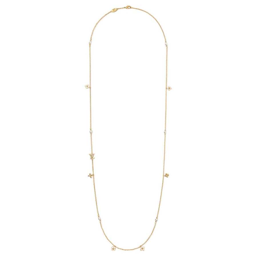 LOUIS VUITTON Necklaces Women's Gold