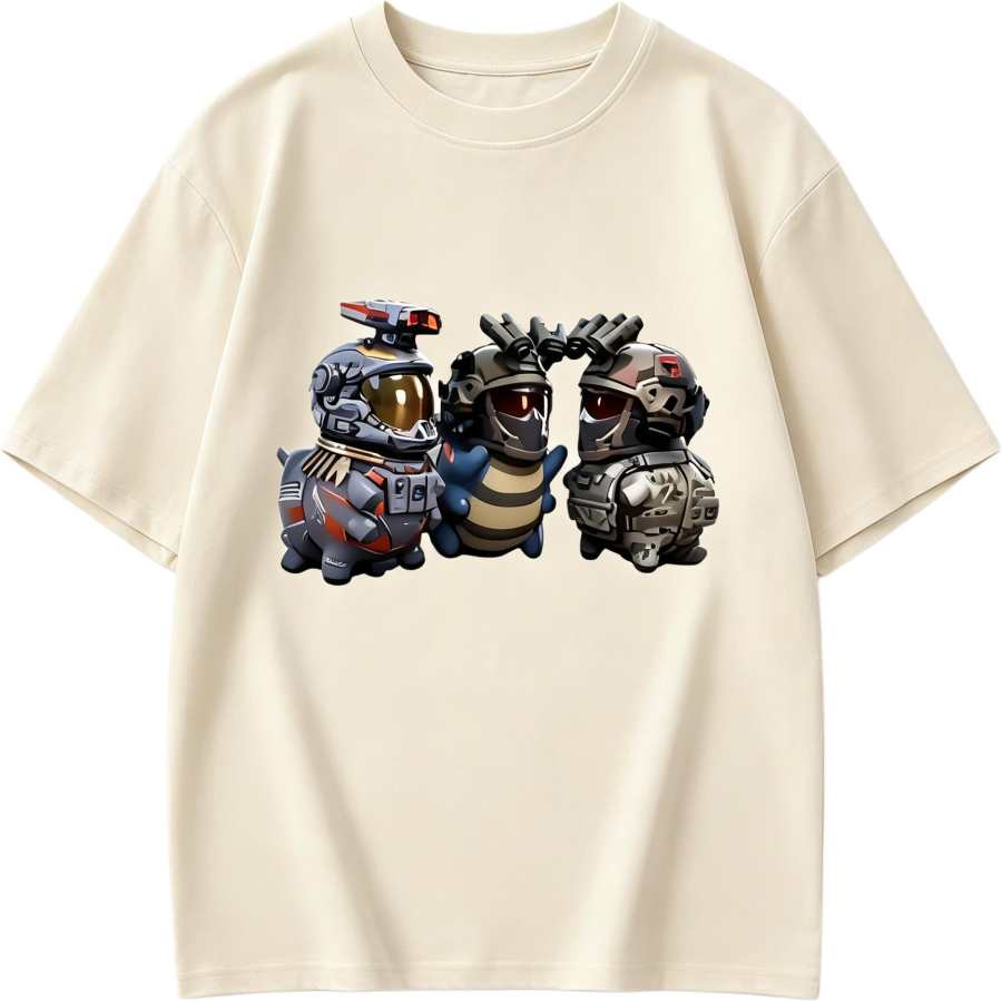 Lnga Landgre T Shirts Unisex Crew Neck Moderate Straight Fit