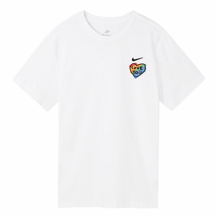 Nike Nike Sportswear T Shirts Unisex White Crew Neck Moderate