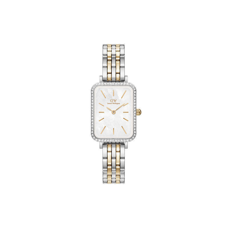 DW/DanielWellington Daniel Wellington Star Halo Glacier Wrist Watches Quartz Movement Stainless Steel Watchband White Dial Women's Watch