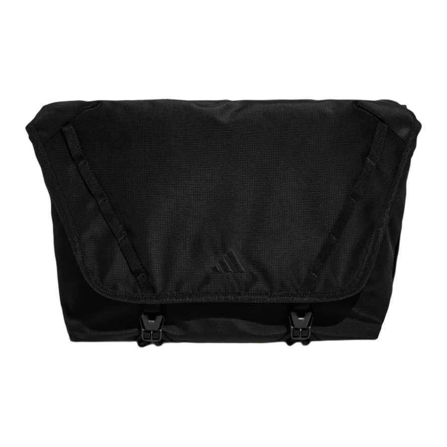 Adidas Adidas Plaid Fabric Crossbody Bags Men's Black