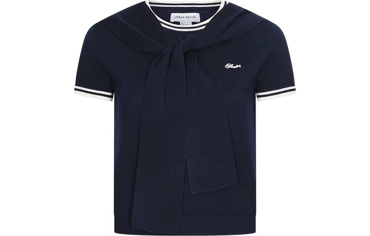 URBAN REVIVO Knitwear Women's Navy Blue
