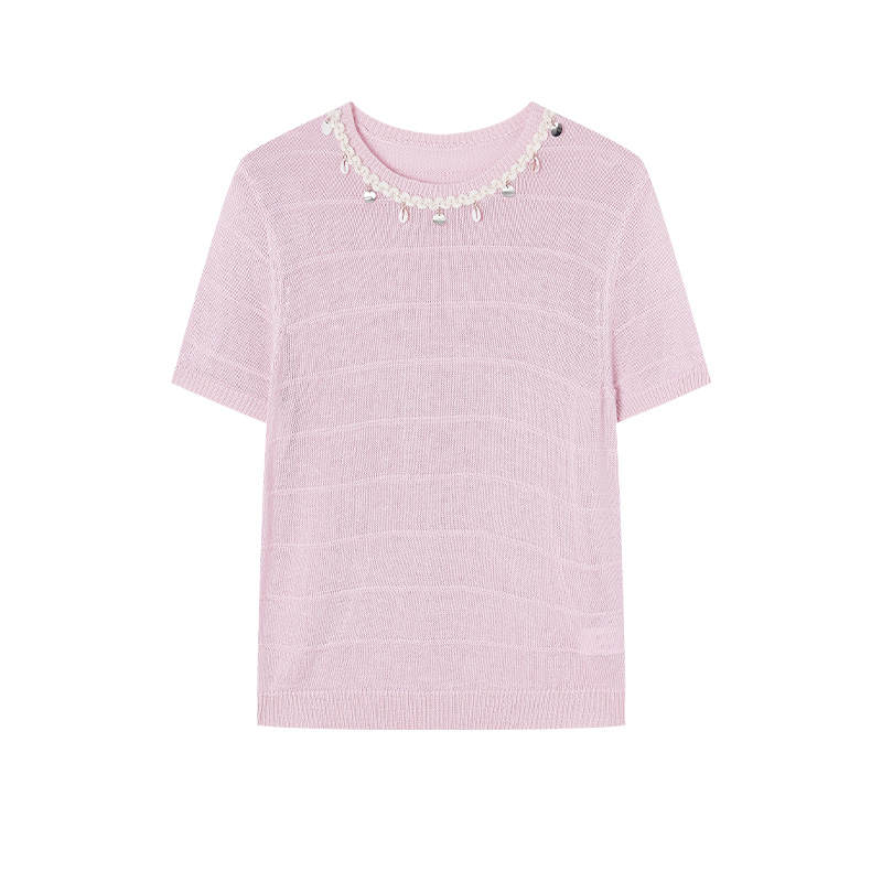 XIANGYING XIANGYING Sweaters Women's Crew Neck Thin Base Layer