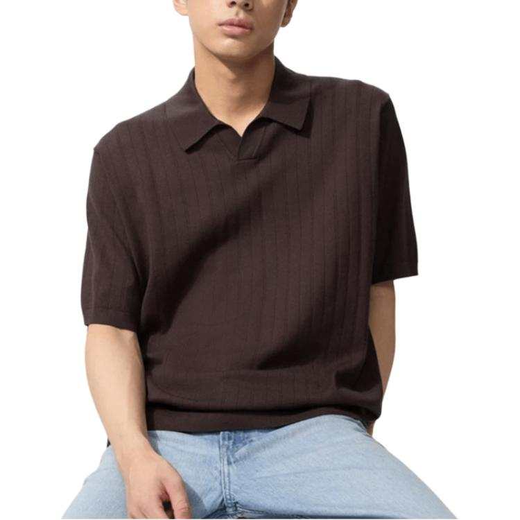 UNIQLO SS26 Polo Shirts Men's Dark Purple Moderate