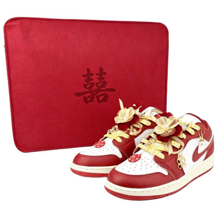 Jordan Jordan Air Jordan 1 Cushioning Slip Resistant Abrasion Resistant Lightweight Height Increasing Low top