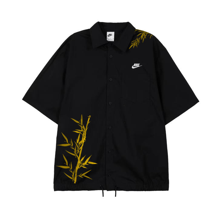 Nike Nike Dri Fit Shirts Unisex Black Lapel Moderate