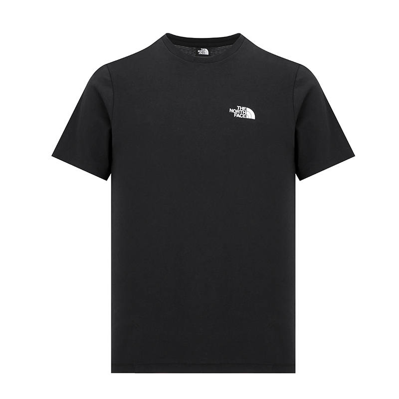 THE NORTH FACE T Shirts Men's Black Crew Neck Moderate Straight Fit