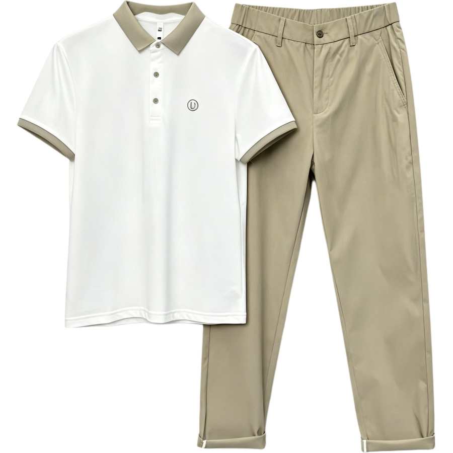 Lnga Landgre Casual Sportswear Men's Polo Collar Moderate