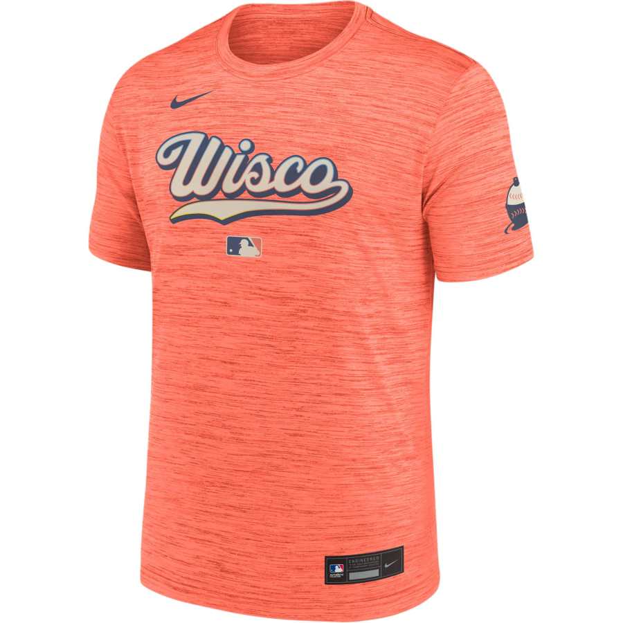 Nike Nike Milwaukee Brewers City Connect Velocity Men's Nike Dri-FIT Mlb T-Shirt
