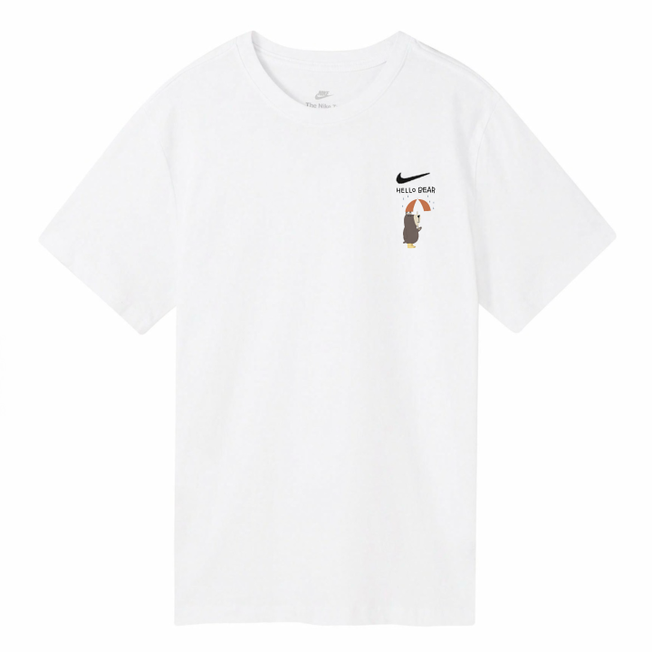 Nike Nike Sportswear T Shirts Unisex White Crew Neck Moderate