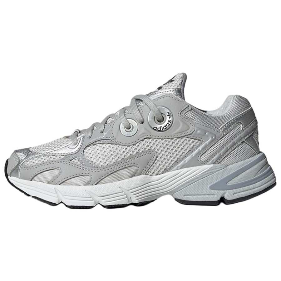 Adidas Originals Astir Textile, Synthetic Leather, TPU Low top Casual Shoes Unisex Silver Gray