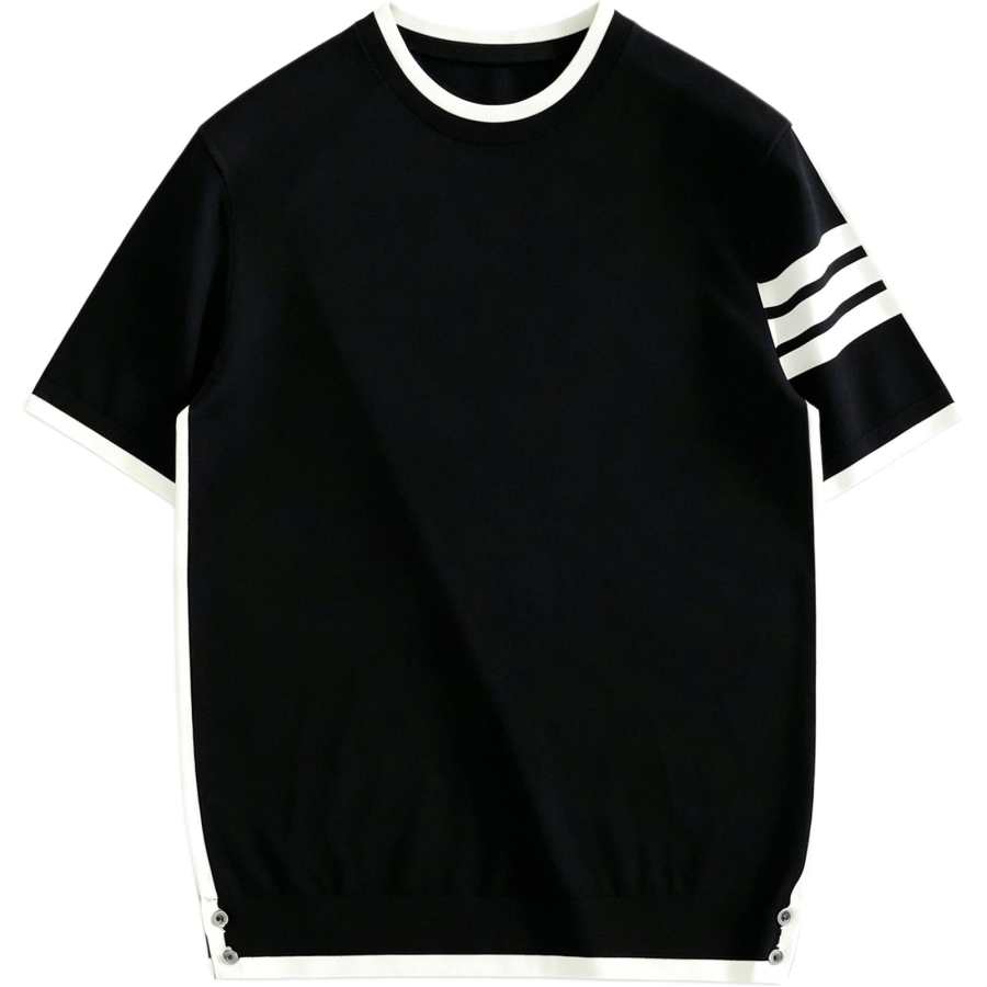 Lnga Landgre T Shirts Men's Crew Neck Moderate Straight Fit