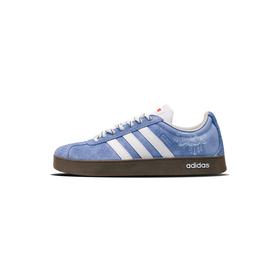 Adidas Adidas Vl Court Classic Daydream Abrasion Resistant Low top German Army Trainers Unisex Blue