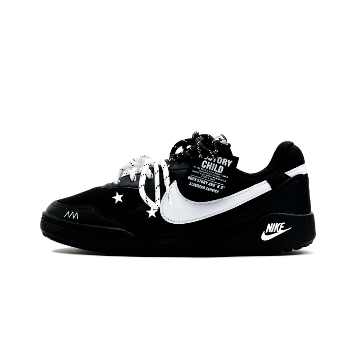Nike Nike Terra Manta Textile, Synthetic Leather Lightweight Breathable Low top Skateboard Shoes Unisex Black
