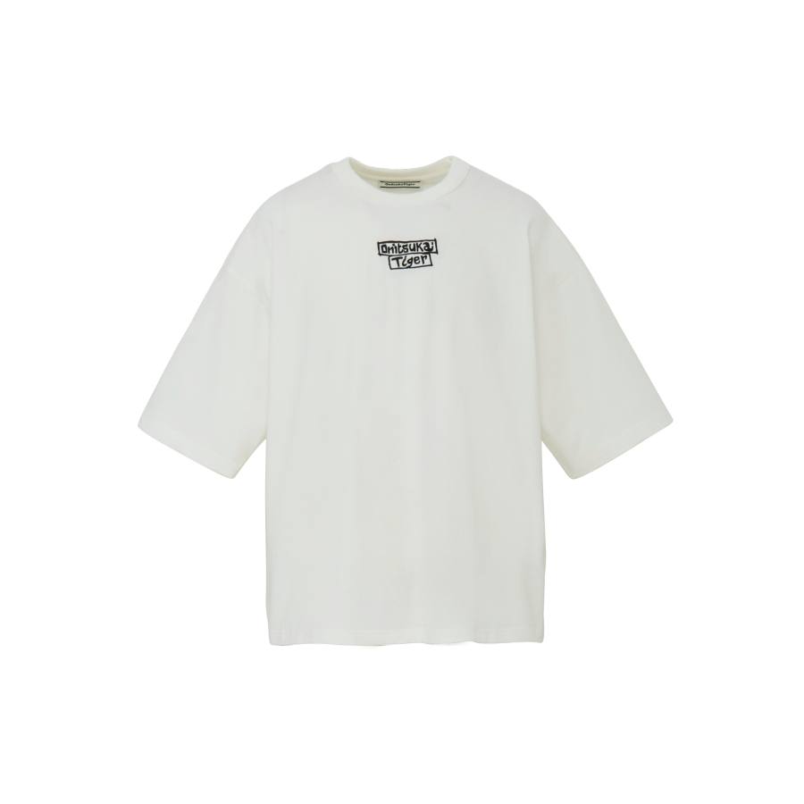 Onitsuka Tiger GRAPHIC TEE T Shirt Unisex White