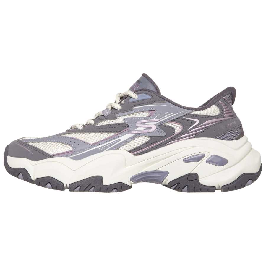 Skechers Slip Ins Breathable Chunky Sneakers Women's White