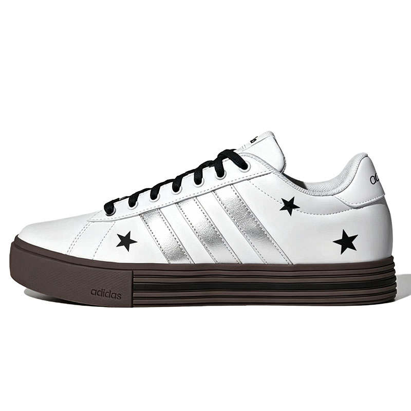Adidas Adidas Daily 4.0 Silver Star Trail Low top Skateboard Shoes Unisex Silver