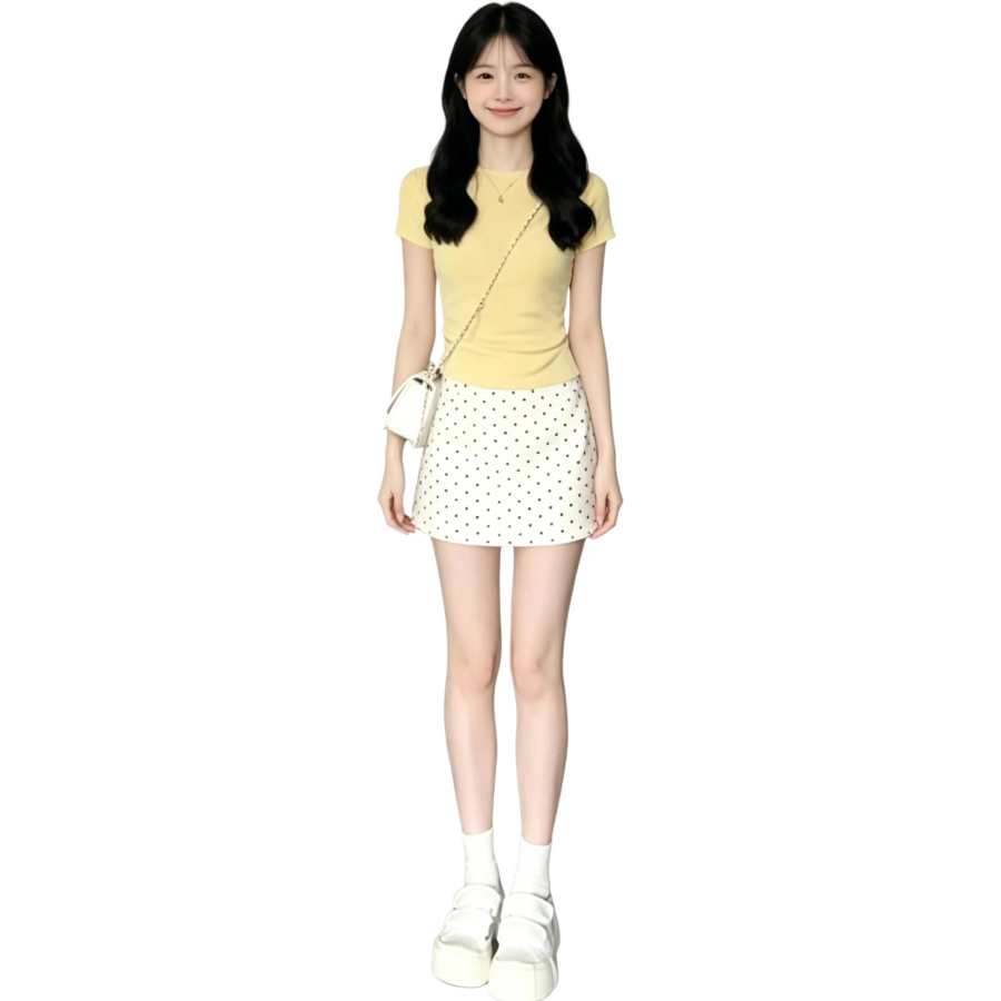JBBCN Two Piece Skirt Sets Women's Crew Neck Moderate Short