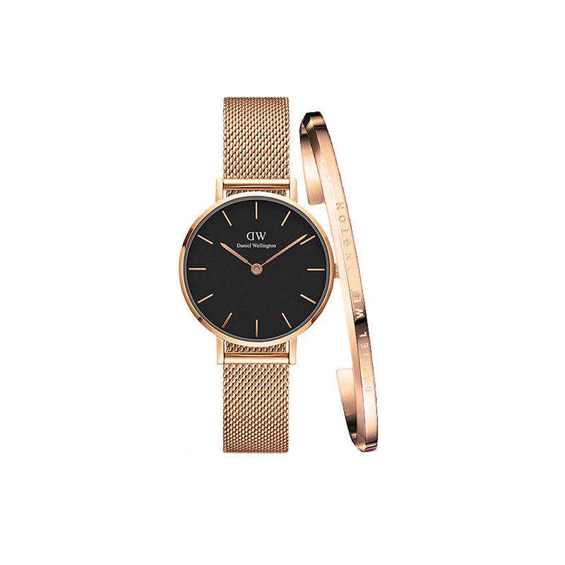 DW/DanielWellington Daniel Wellington PETITE Collection Wrist Watches Quartz Movement Black Dial Women's Watch