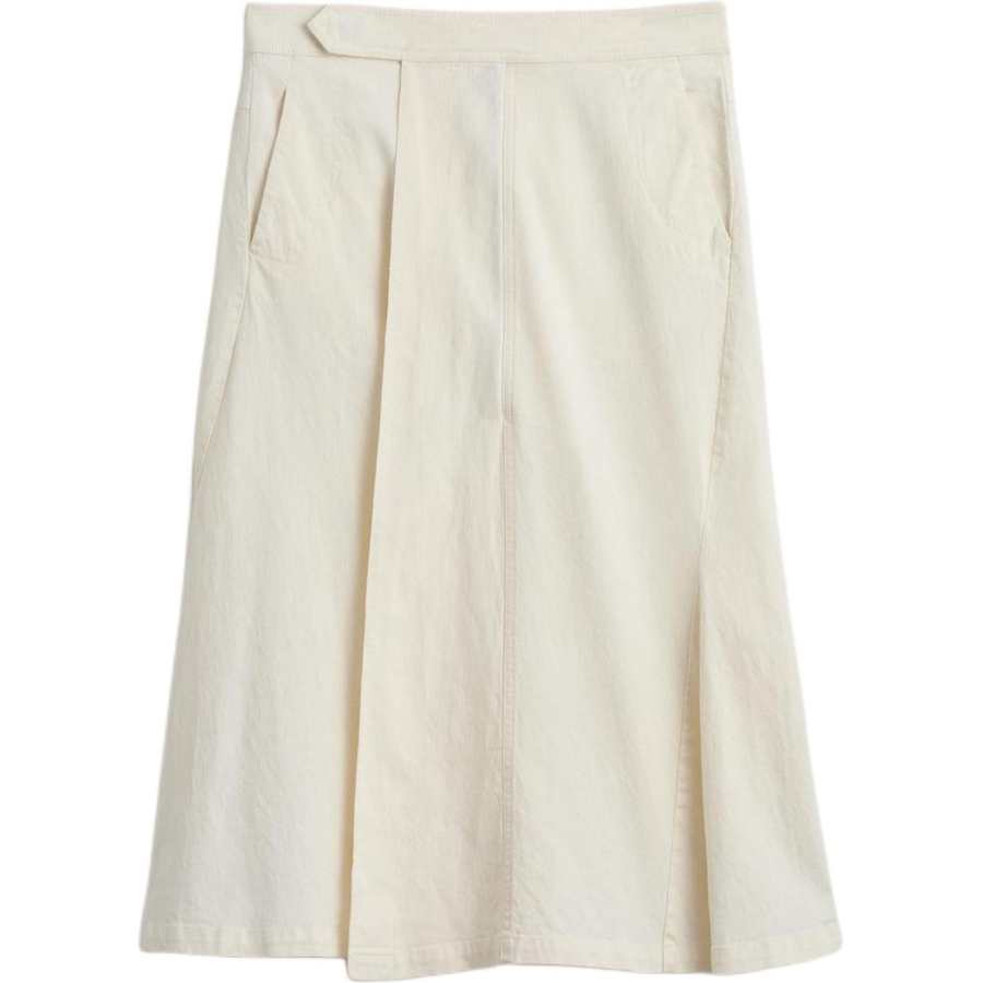 ZARA Casual Long Skirts Women's White Moderate