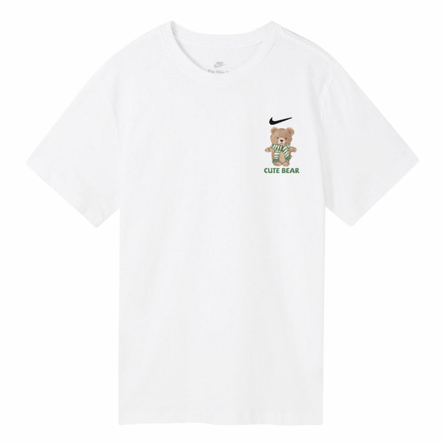 Nike Nike Sportswear T Shirts Unisex White Crew Neck Moderate