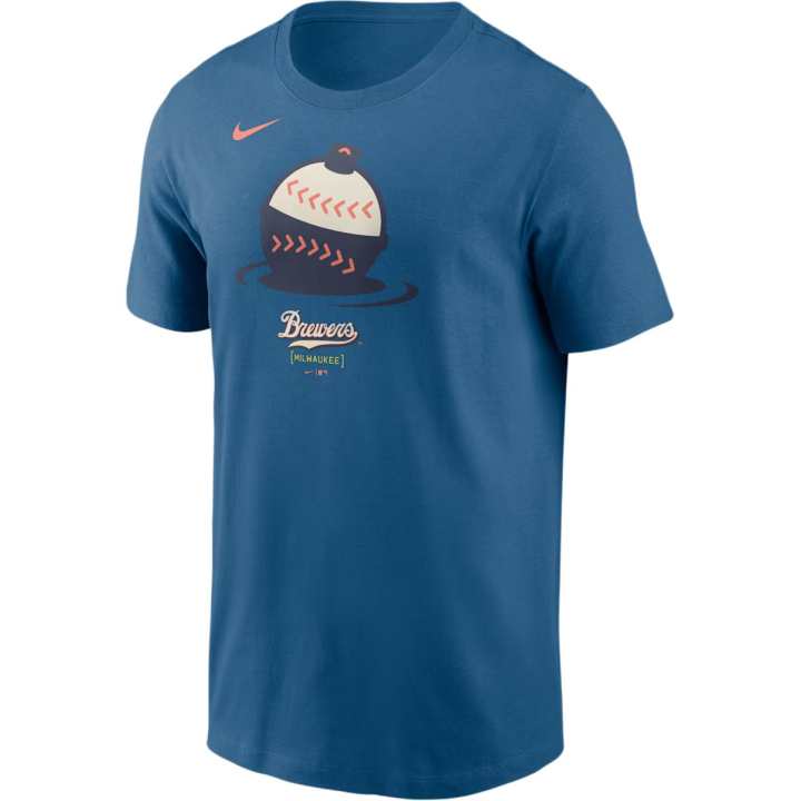 Nike Nike Milwaukee Brewers City Connect Large Logo Men's Nike Mlb T-Shirt
