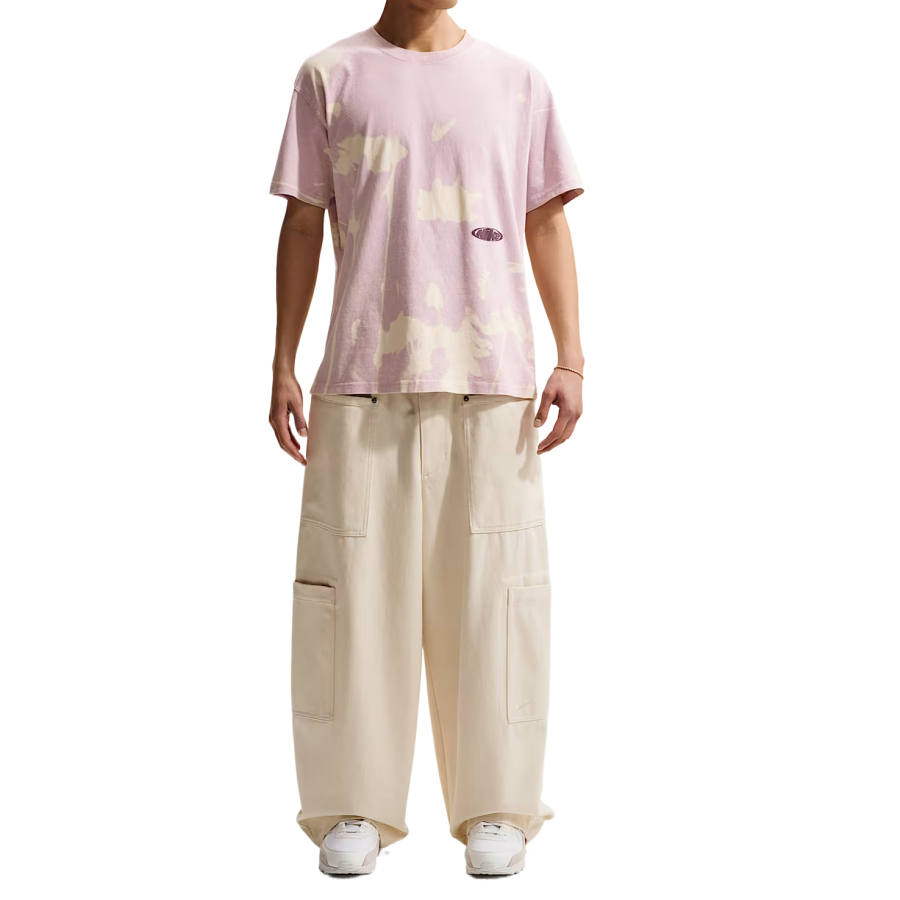 Nike Nike Sportswear T Shirts Men's Particle Rose/Coconut Milk Crew Neck Moderate