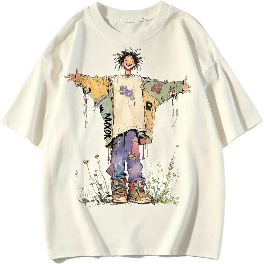 Lnga Landgre T Shirts Unisex Crew Neck Moderate Heavyweight