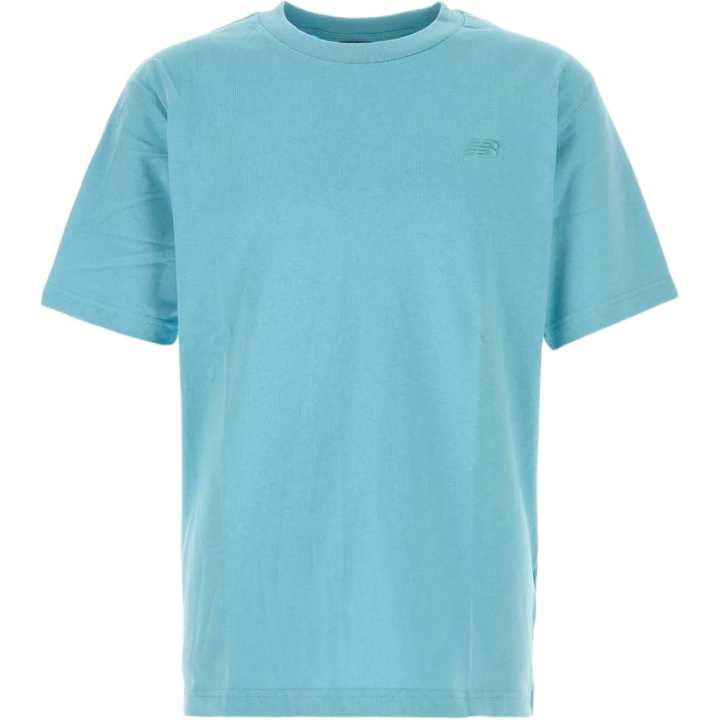 New Balance New Balance T Shirts Men's Toffee Blue Crew Neck