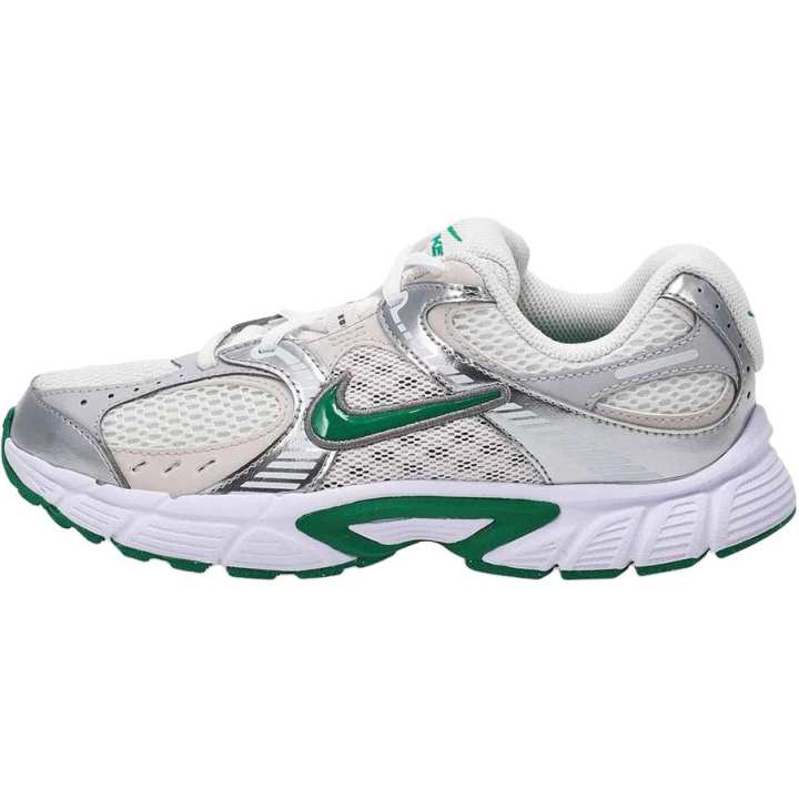 Nike Nike V5 Synthetic Leather Breathable Support Running Shoes Silver Kids'