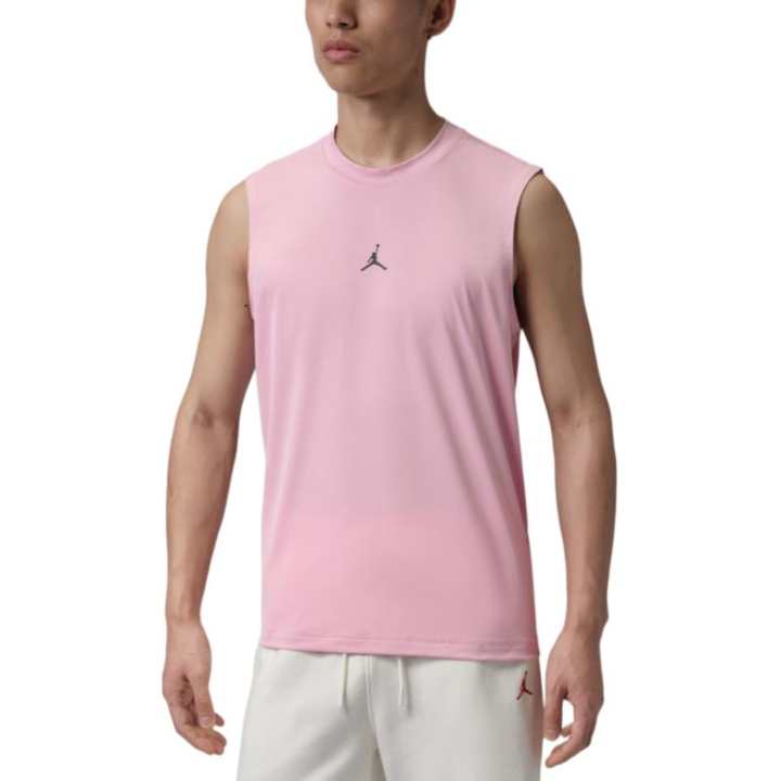 Jordan Jordan Sport Tank Tops Men's Ice Red Crew Neck Moderate Other