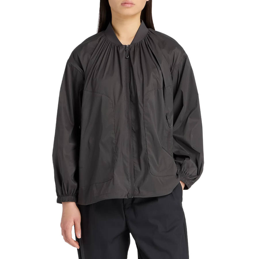New Balance New Balance Jackets Women's Faded Black & Black Baseball Collar Moderate Other