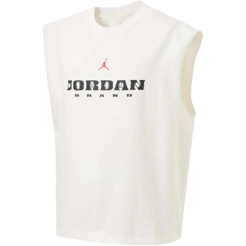 Jordan Jordan BRAND Tank Tops Men's White Crew Neck Moderate Other
